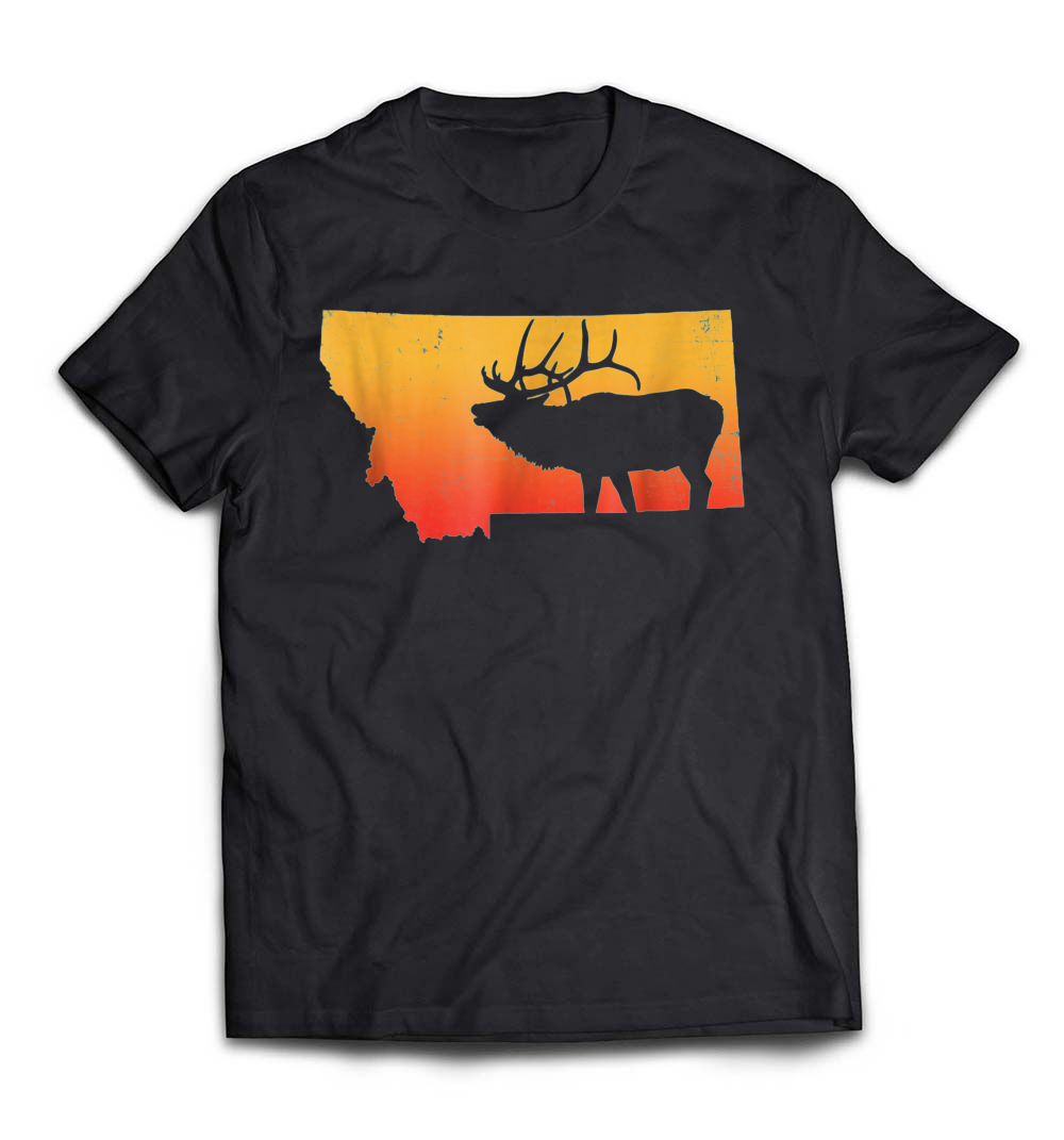 Vintage Montana Elk T-Shirt: Celebrate the Spirit of the Outdoors